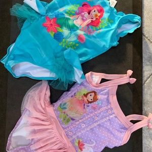 2 Disney Bathing Suits